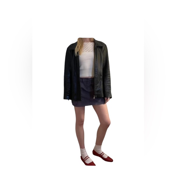 vintage leather jacket - Picture 2 of 3